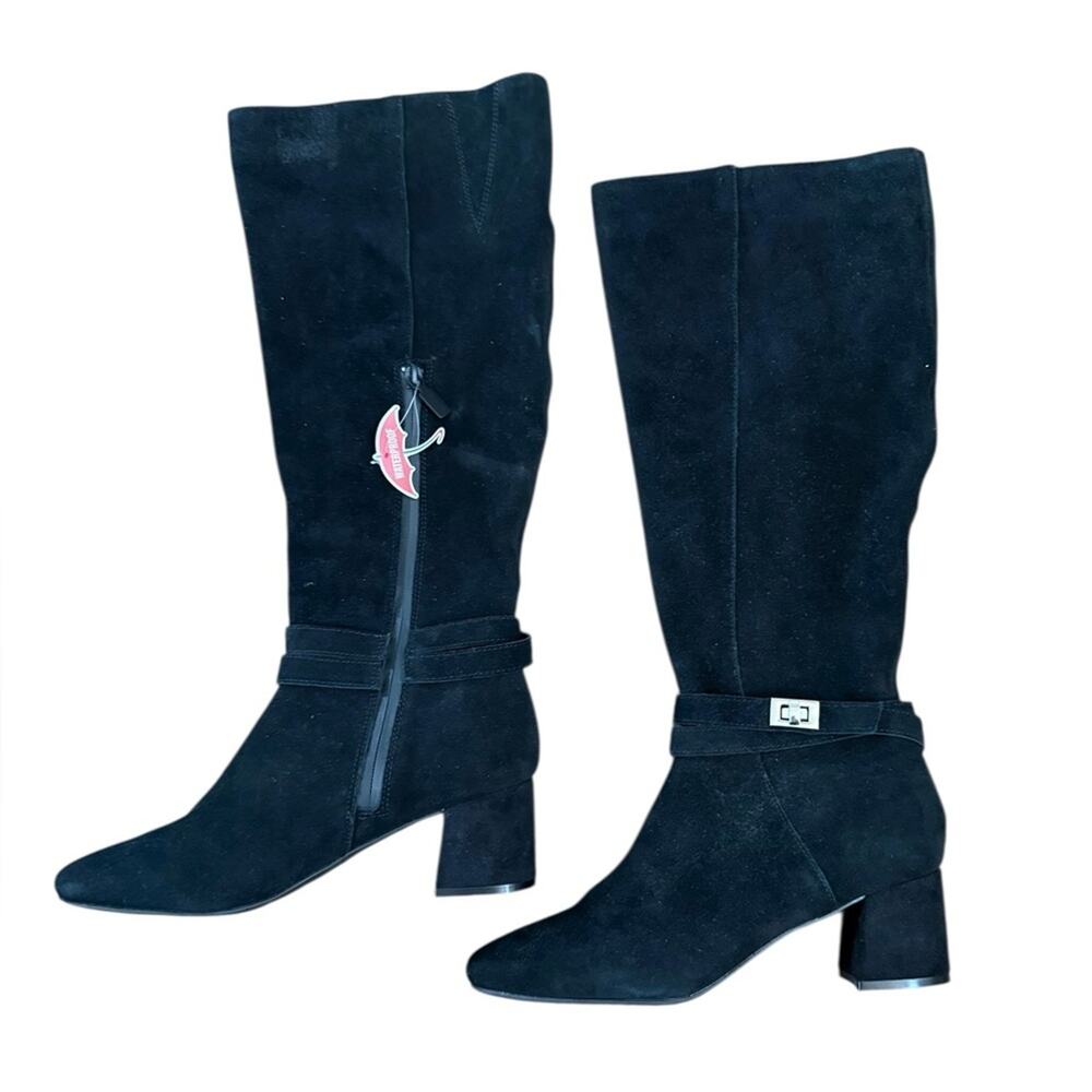 NWOT Blondo Ashley Waterproof Black Suede Boots – Sz 8.5M - Picture 5 of 9